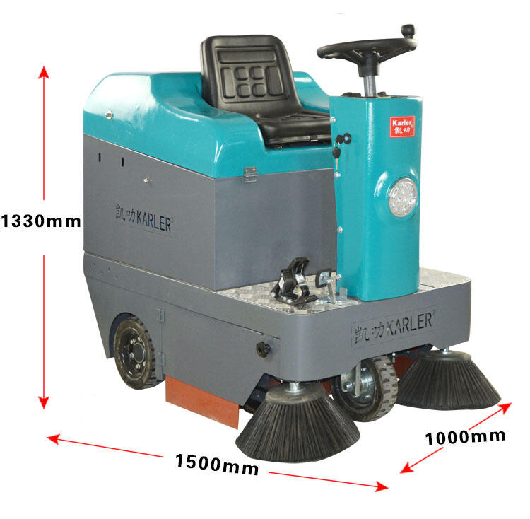 甯波工廠灰塵掃地機KL-1050 電(diàn)瓶式環保掃地機